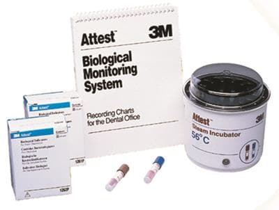 3M Attest Biological Indicator for Steam Sterilization, 270°F/132°C Gravity Displacement, 24-Hour Verification, Blue Cap, 25/Box, 1261P thumbnail 13