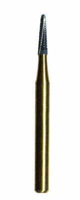 Midwest® #1970 FG Carbide Bur, Taper Dome End Fissure Crosscut, 1.0 mm Diameter, 3.7 mm Length, 10/Pkg, 389561 thumbnail 5
