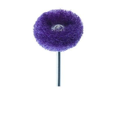 Meisinger Fuzzie Polishing Wheel, Fine Grit, Lilac, 25mm, Handpiece, 5/Pkg, 253F-250-HP thumbnail 8