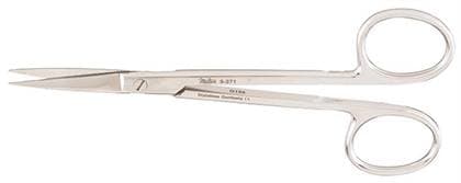 Miltex Wagner Plastic Surgery Scissors, Straight, Sharp/Sharp with One Serrated Blade, 4-3/4" (12 cm), Stainless Steel, Each thumbnail 3