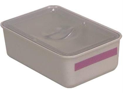 Zirc Single Tub Cup with Cover, Gray, Clear Cover, 1/Pk, 20Z471 thumbnail 5