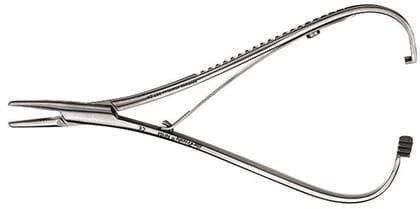 Hu-Friedy Mathieu Needle Holder, 14 cm (5.5"), Tungsten Carbide, Serrated, Single Instrument, NHM thumbnail 5
