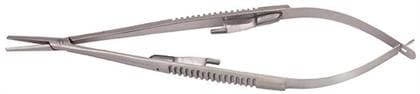 Vantage Castroviejo Needle Holder, Straight, Smooth Jaw, 5.5" (5-1/2"), with Lock, Stainless Steel, 1 Each thumbnail 5