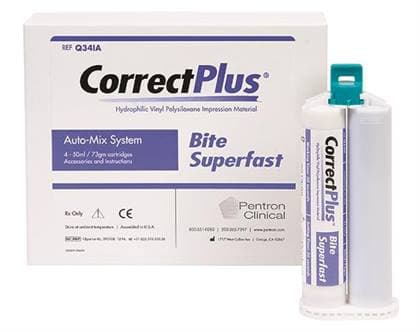 Correct Plus Putty Hydrophilic Vinyl Polysiloxane Impression Material, Base & Catalyst, 2 x 230 mL Jars, Unflavored, Q34H thumbnail 6