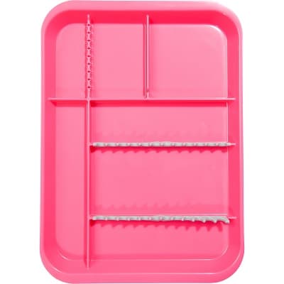 Zirc B-Lok Divided Setup Tray, Size B, Neon Pink, 13-3/8" x 9-5/8" x 7/8", 20Z451S thumbnail 7