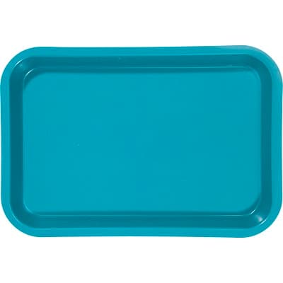 Zirc Mini Flat Setup Tray, Teal, F-Size, 9-3/8" x 6-3/8" x 7/8", 1/Pk, 20Z101-J thumbnail 7