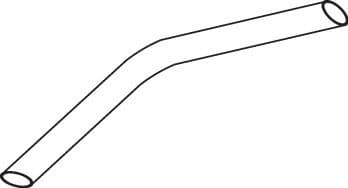 Adec HVE Tip, 4-1/2" Stainless Steel, Non-Vented (Single) - -HVE Tip 4-1/2" Stainless Steel Non-Vented (1) - Image 1