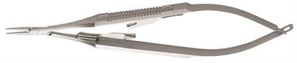 Hu-Friedy Micro Straight Castroviejo Needle Holder, Flat Handle, 5.25" (13 cm), NHM-5028 thumbnail 4