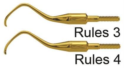 XP SQUARED Technology Quik-Tip Universal Curette Tip, #4 Rules, Cone Socket, 440A Stainless Steel, AECR4XPQT thumbnail 7