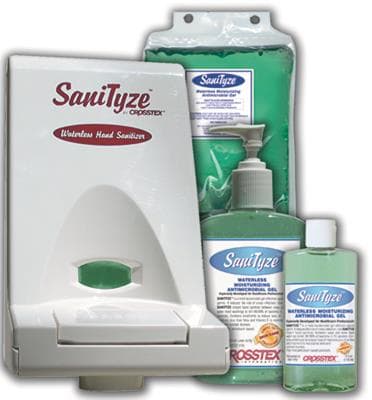 Crosstex SaniTyze 1000ml Wall-Mounted Hand Sanitizer Dispenser, One-Touch, 12/Box - SaniTyze 1000ml Dispenser (New) - Image 1