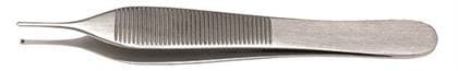 Hu-Friedy #42 Adson Tissue Pliers, 1x2 Teeth, 4.75" (12 cm), Tungsten Carbide Inserts, TP42 thumbnail 5