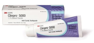 Clinpro 5000 1.1% Sodium Fluoride Anti-Cavity Toothpaste, Spearmint, 4 oz Tube, Rx Only, 12115SM thumbnail 7