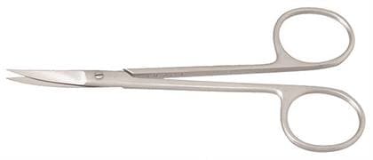 Nordent Surgical Scissors #302 Iris Curved, 4.5" (115mm), Stainless Steel, Super-Cut thumbnail 4