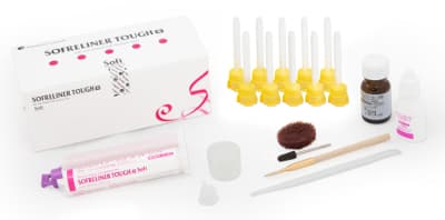 Sofreliner Tough S (Soft) Denture Reline Kit, 52 g Cartridge, 10 mL Primer, 23401 thumbnail 22