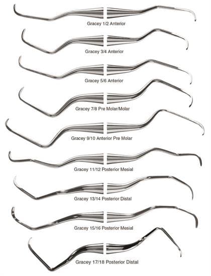 American Eagle Instruments Gracey Curette #1-2, Anterior, EagleLite Resin Handle, 3/8", Purple, Double-Ended, 1/Pk, AEG1-2X thumbnail 7