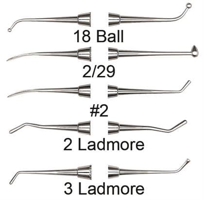 Hu-Friedy #2 Ladmore Double-Ended Burnisher with #41 Round Handle, Satin Steel XTS Coating thumbnail 5