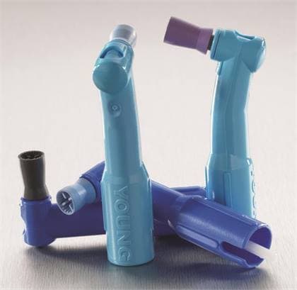 Young Dental Contra Turbo Plus LF Disposable Prophy Angles, Soft Purple Cup, Latex-Free, Long Webbed Cup, 1200/Box thumbnail 5
