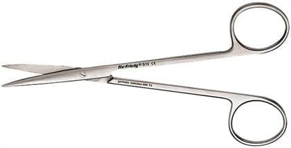 Hu-Friedy #15 Sullivan Surgical Scissors, Straight, 1 Serrated Blade, Stainless Steel, 5.5" (14cm) thumbnail 4
