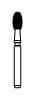 NTI 30-Fluted Trimming & Finishing Carbide Bur, FG, Football, #7408-UF, 2.3 mm, 5/Pk, H379-023UF thumbnail 7
