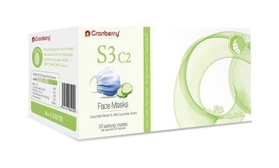 Cranberry S3 C2 Earloop Face Masks, ASTM Level 3, Blue, Cucumber Extract, 50/Box, S3070B thumbnail 15