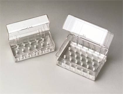 Palmero Clear Plexiglass Bur Block, 27-Hole FG, with Box, #1516AFG thumbnail 6