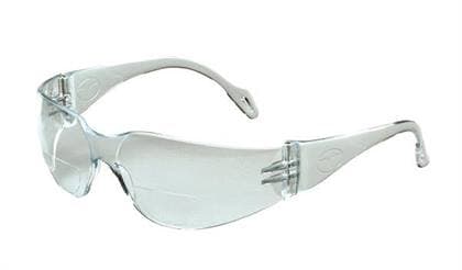 Palmero Cool Wraps Bifocal Safety Eyewear, Clear Frame, Clear Lens, 3.0 Diopter, One Size Fits All thumbnail 9