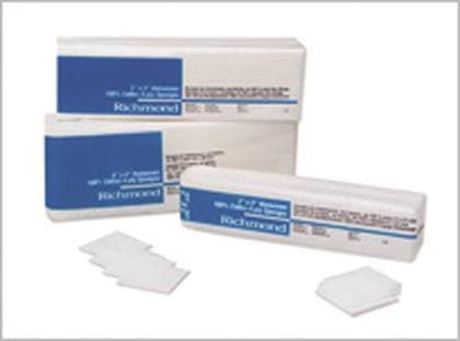Sion Brands 100% Cotton Non-Woven Sponges, 3" x 3", 4-Ply, Non-Sterile, 4000/Case thumbnail 2