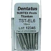 Dentatus Surtex Classic Surface-Treated Titanium Post Refill, Extra Long, 1.80 mm Diameter, 14.2 mm Length, 12/Pkg, TST-EL6 thumbnail 6