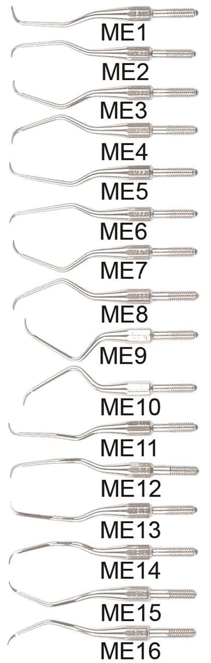 DenMat Gracey Mini-Extended Curette ME7, Carbon Steel Tip - -ME7 GRAC MINI-EXT CARB CS TIP - Image 1