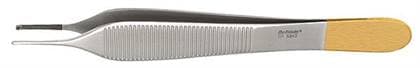 Hu-Friedy Adson Tissue Pliers, 1x2, Perma Sharp, Tungsten Carbide, 4.75 in, 259861 thumbnail 5