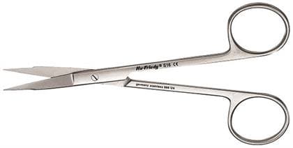 Hu-Friedy Goldman-Fox Scissors, Standard Series, Curved, 1 Serrated Blade, 5" (12.5 cm), #16, S16, 1/Pk thumbnail 7