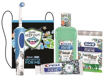 Crest Oral-B Kids 6+ Years Rechargeable Toothbrush Bundle with Oral-B Pro 400, Case of 3 thumbnail 3