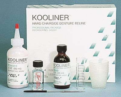 GC America Kooliner Hard Chairside Denture Reline Material, Powder Refill, 3 oz (80 g), Pink, 1/Bottle, 345002 thumbnail 10