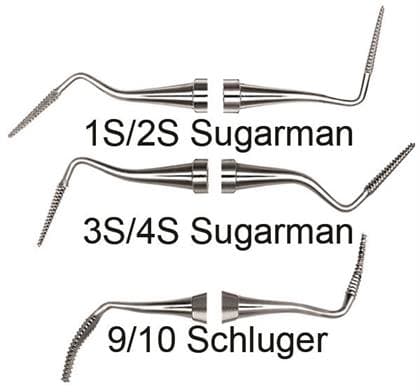 Hu-Friedy FS3/4S Sugarman Periodontal Bone File, Double-Ended, #3S/4S, Buccal/Lingual, #2 Octagon Handle, 1/Pk thumbnail 7
