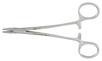 Miltex Baumgartner Needle Holder, 5-1/2", Stainless Steel, Ceramic Coated Smooth Tip, 1/Pkg thumbnail 6