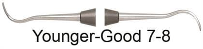 Nordent Universal Curette #7/8 Younger-Good, Double End, DuraLite® Round Handle, Stainless Steel, 1 Each thumbnail 3