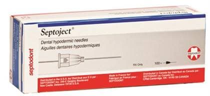 Septodont SeptoJect Dental Needle, 25 Gauge Long, Red Plastic Hub, 100/Bx thumbnail 2