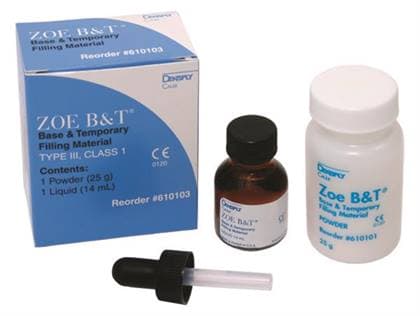 ZOE B&T Base and Temporary Filling Material, Standard Package (25 g Powder & 14 ml Liquid), 610103 thumbnail 19