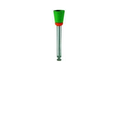Meisinger RA #9744.060 Coarse Diamond Impregnated Porcelain Polisher Cup, Green/Orange, 6.0mm, 2/Pk thumbnail 6