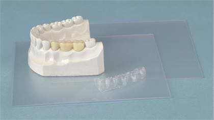 Pro-Form Crown & Bridge Resin Sheets, Clear, 5" x 5", 0.020" (0.50 mm), 50/Pkg, 9613680 thumbnail 8