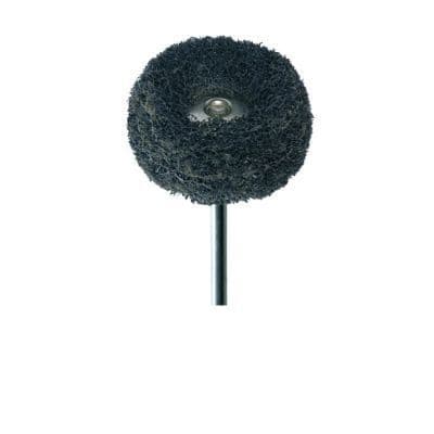 Meisinger Fuzzie Polishing Wheel, Acrylic, Medium Grit, Grey, 25mm, Handpiece, 5/Pkg, 253M-250-HP thumbnail 8
