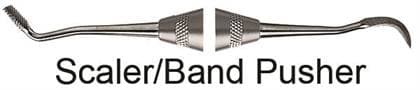 Hu-Friedy Scaler/Band Pusher, Double End, #6 Satin Steel Handle, 678-904 thumbnail 7
