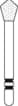 Two Striper® Skooter™ Diamond Burs FG, Acorn, T2, Medium, Blue, 3.0 mm, 5/Pkg, 2015192 thumbnail 7