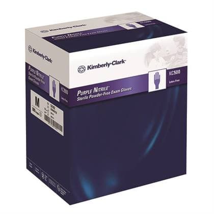 Halyard Purple Nitrile Sterile Exam Gloves, Powder-Free, Medium, 50 Pairs/Box, 55092 thumbnail 7