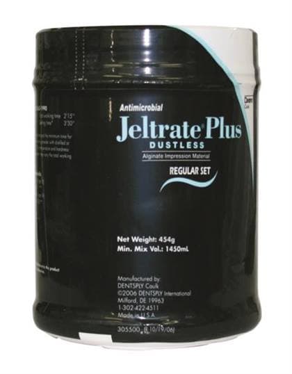 Jeltrate Plus Antimicrobial Dustless Alginate Impression Material, Fast Set, 22 lb Bulk Can, 605603 thumbnail 6