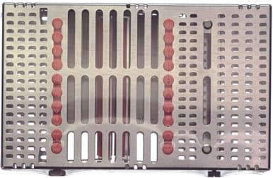 Hu-Friedy IMS™ Signature Series® Double-Decker® Cassette, 20 Instrument Capacity, 6" x 9.7" x 1.5", Orange, IM9203 thumbnail 3