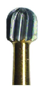 Midwest® Trimming and Finishing Carbide Bur, FG, Round 12-Blade, #7004, 1.4 mm Diameter, 10/Pkg, 389503 thumbnail 6