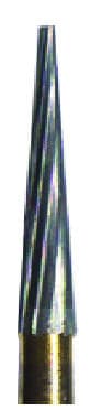Midwest Trimming and Finishing Carbide Bur, FG, Taper T-Series 12 Blade, #7714 T-3, 1.4 mm Diameter, 7.6 mm Length, 10/Pkg, 389903 thumbnail 6