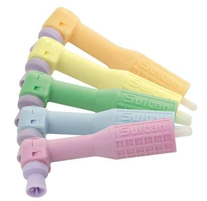 Sultan Healthcare Upgrade Disposable Prophy Angles with Firm Cup, Latex-Free, White, 1200/Box - Upgrade Disposable Prophy Angles with Firm Cup 1200/Bx. White Latex Free Cup - Image 1