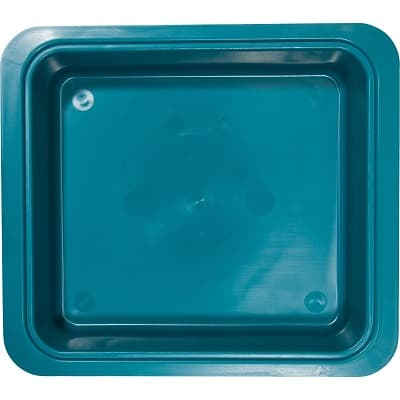 Zirc Procedure Tub Only, Teal, 12-1/4"L x 10-7/8"W x 2-3/4"H, 1/Pk, 20Z463J thumbnail 6